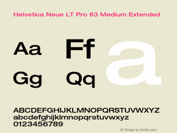 HelveticaNeueLTPro-MdEx Version 1.500;PS 001.005;hotconv 1.0.38 Font Sample