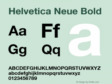 Helvetica 75 Bold Version 001.102图片样张