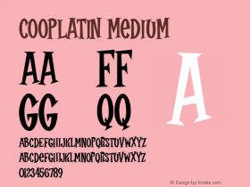 CoopLatin 001.000 Font Sample