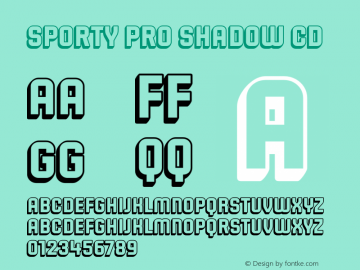Sporty Pro Shadow CD Version 1.000图片样张