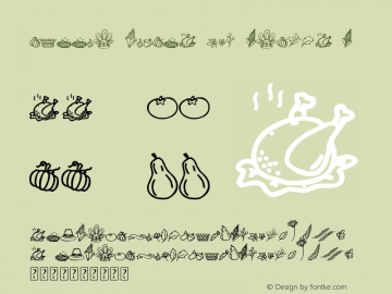 Gobbie Dingbats Version 1.00;October 26, 2018;FontCreator 11.5.0.2422 64-bit图片样张
