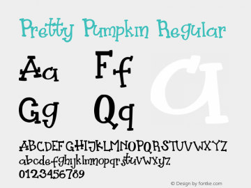 Pretty Pumpkin字体家族|Pretty Pumpkin-未分类