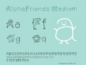 AlphaFriends Medium Version 001.000图片样张