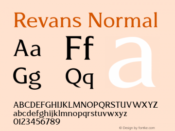 Revans-Normal Version 1.000图片样张