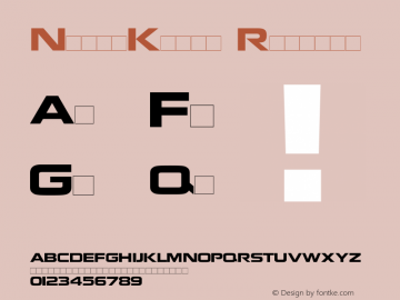 NokiaKokia Regular Version 2.01 Font Sample