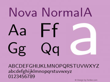 Nova NormalA 1.0 Mon Jul 19 17:55:08 1993图片样张