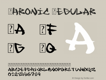 Chronic Version 1.00;January 20, 2020;FontCreator 12.0.0.2545 64-bit Font Sample