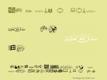 MCS Islamic Art 1 Normal 1.0 Tue Dec 31 00:55:43 1996 Font Sample