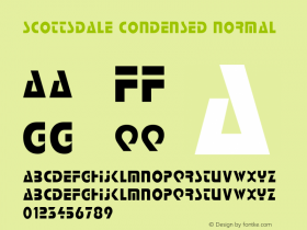 ScottsdaleCondensedNormal Altsys Fontographer 4.1 1/31/95 {DfLp-URBC-66E7-7FBL-FXFA}图片样张