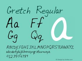 Gretch Altsys Metamorphosis:3/2/95 {DfLp-URBC-66E7-7FBL-FXFA} Font Sample