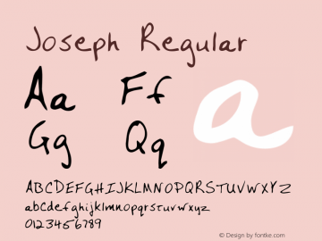 Joseph Altsys Metamorphosis:3/3/95 {DfLp-URBC-66E7-7FBL-FXFA} Font Sample