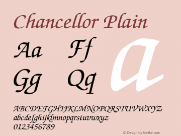 ChancellorPlain Altsys Fontographer 3.3-J99.3.5 {DfLp-URBC-66E7-7FBL-FXFA}图片样张