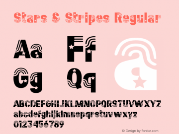 Stars&Stripes Macromedia Fontographer 4.1 5/6/96 {DfLp-URBC-66E7-7FBL-FXFA}图片样张