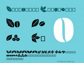 Aromatron Ornaments Version 1.1 Font Sample