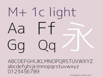M+ 1c light 图片样张