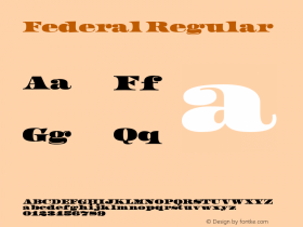 Federal-Regular 001.000图片样张