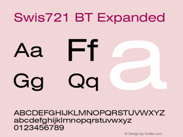 Swis721BT-Expanded Version 1.10图片样张