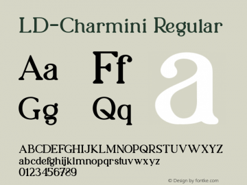 LDCharmini-Regular 001.000图片样张