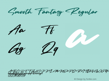 Smooth Fantasy Version 1.00;November 21, 2019;FontCreator 11.5.0.2422 64-bit Font Sample