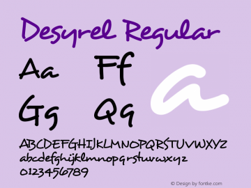 Desyrel Regular 2.0图片样张