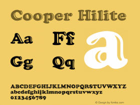 Cooper Hilite Version 1.0图片样张