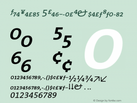 TheSerif 5RegularExpertItalic Version 1.0图片样张