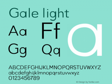 Gale light 0.1.0图片样张