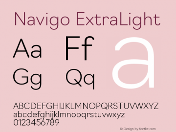 Navigo-ExtraLight 1.005图片样张