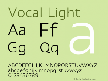 Vocal-Light Version 1.00图片样张