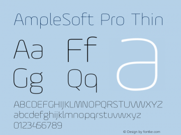 AmpleSoftPro-Thin Version 1.000 2017 released by www.kentype.pl图片样张