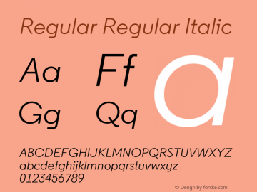 Regular-RegularItalic 2.150图片样张