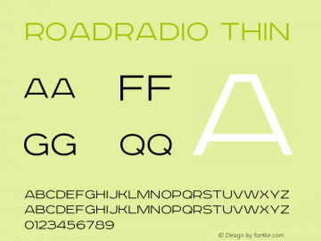 RoadRadio-Thin 001.000图片样张