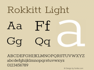 Rokkitt Light Version 3.001图片样张
