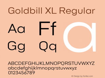 Goldbill XL Regular Version 1.000图片样张