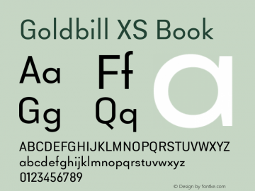 Goldbill XS Book Version 1.000图片样张