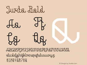 Juxta Bold Version 1.000 Font Sample