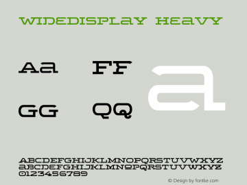 WideDisplay Heavy Version 001.001图片样张