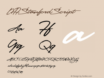 ☞LHF Stanford Script (1.0) ;com.myfonts.letterheadfonts.lhf-stanford-script-2.lhf-stanford-script.wfkit2.3AAR图片样张