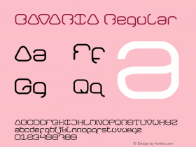 BAVARIA Version 1.00;December 4, 2019;FontCreator 11.5.0.2430 64-bit Font Sample