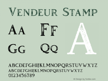 Vendeur Stamp Version图片样张