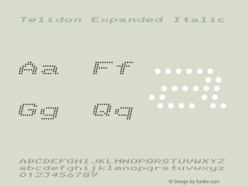 TelidonEx-Italic Version 3.002图片样张