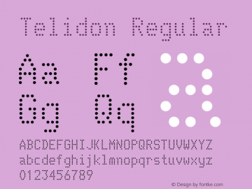 TelidonRg-Regular Version 3.002图片样张