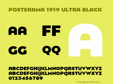 Posterama1919-UltraBlack Version 1.00图片样张