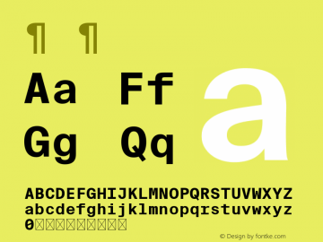 ¶ 2.003 Font Sample