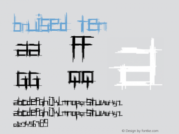 Bruised Ten Macromedia Fontographer 4.1.5 11/02/01 Font Sample