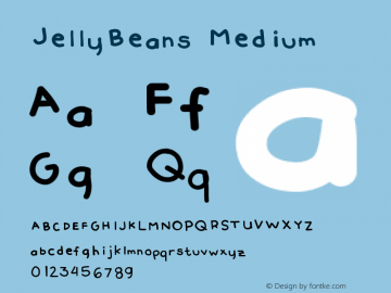 JellyBeans Medium Version 001.000图片样张