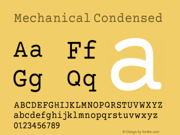 Mechanical Condensed Version 1.00图片样张
