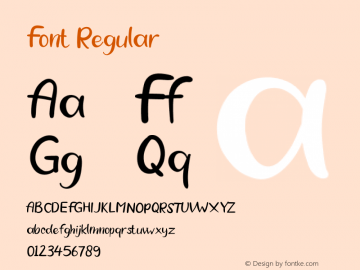 Font Version 1.00;March 22, 2020;FontCreator 12.0.0.2545 64-bit Font Sample