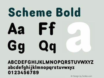 Scheme-Bold 13.0d3e1图片样张