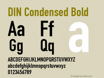 DIN Font,DIN Condensed Font,DINCondensed-Bold Font|DIN Condensed 14.0d1e1 Font-TTF Font/Uncategorized Font-Fontke.com